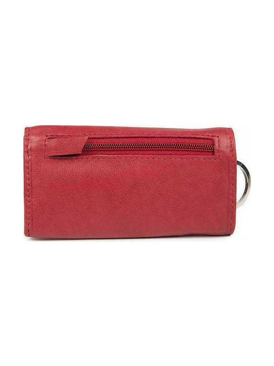 Fetiche Leather Schlüsselhalter Brieftasche Leder Rot