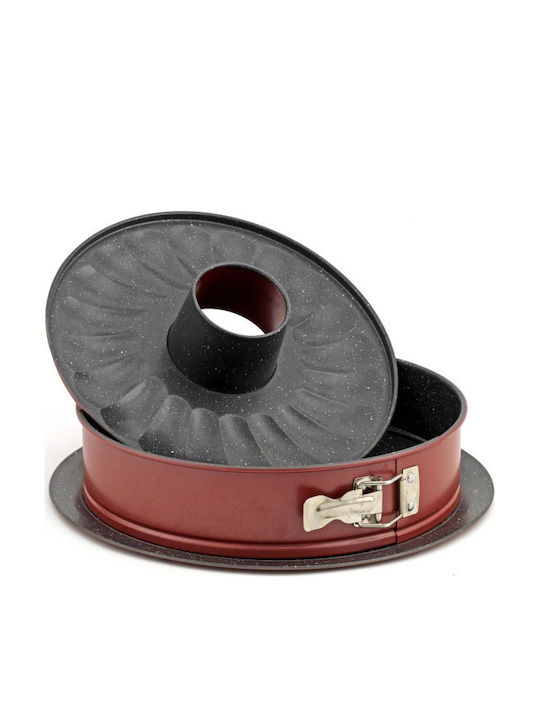 Keystone Backform Torte Aluminium mit abnehmbarem Boden 28x28cm 3cm