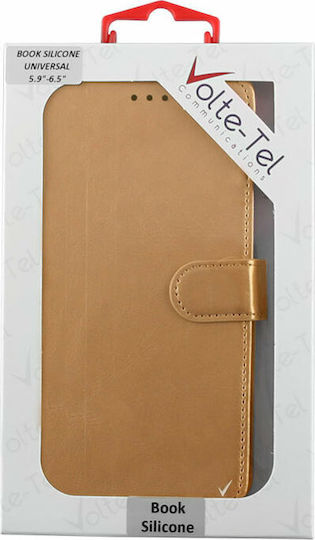 Volte-Tel Universal Silicone Book έως 6.0" (Χρυσό)