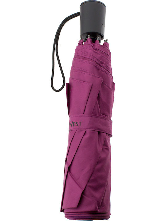 Kevin West Windproof Automatic Umbrella Compact Purple
