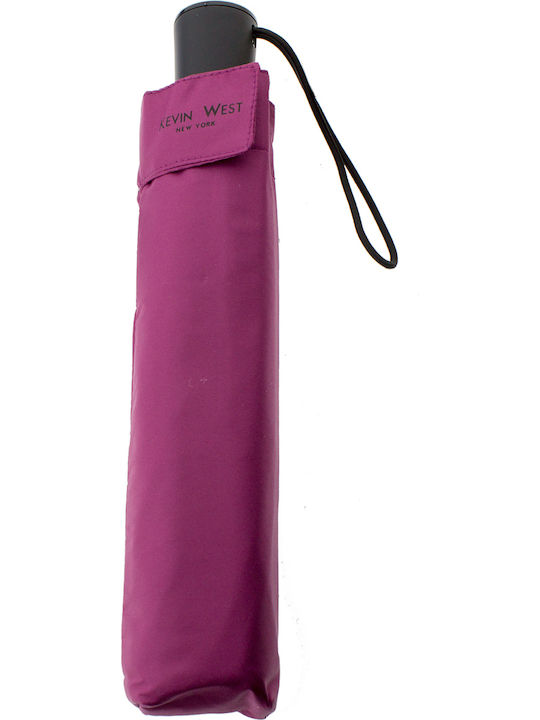 Kevin West Windproof Automatic Umbrella Compact Purple