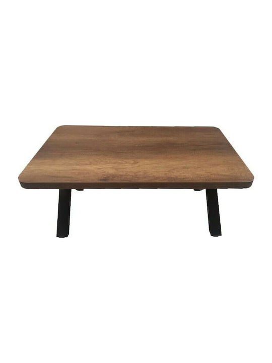 Toledo Rectangular Wooden Coffee Table Walnut L100xW60xH43cm