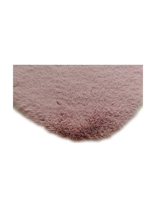 Newplan JM7 Παιδικό Χαλί Πεταλούδες Dark Pink 120x120cm Πάχους 30mm