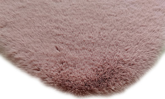 Newplan JM7 Παιδικό Χαλί Πεταλούδες Dark Pink 120x120cm Πάχους 30mm