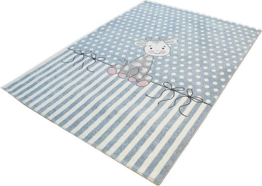 Beauty Home Kids Rug Light Blue 133x190cm 9504-133x190 Beauty Home Kids Rug Light Blue 133x190cm 9504-133x190