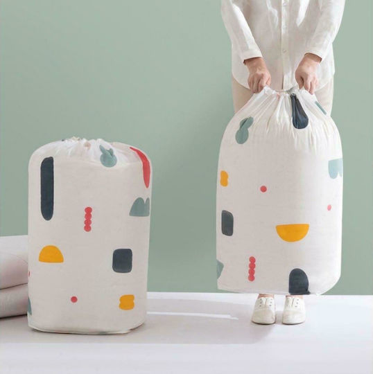 Kids Fabric Storage Bag Flowers Multicolour