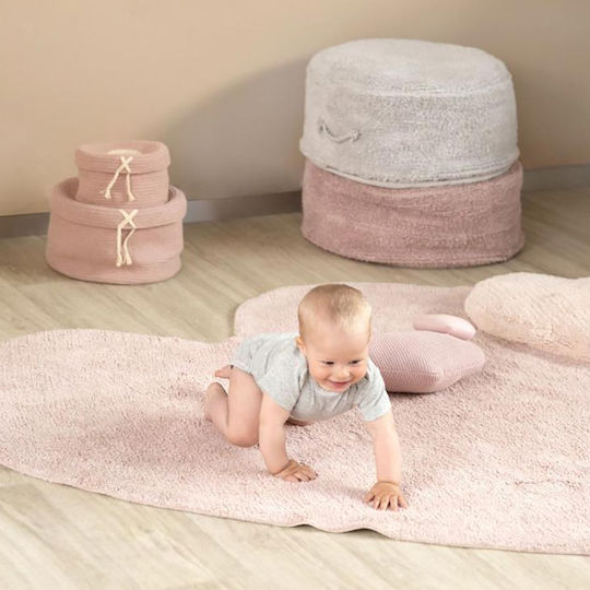 Lorena Canals Kinder Aufbewahrungskorb Candy Rosa 30x30x20cm 1Stück