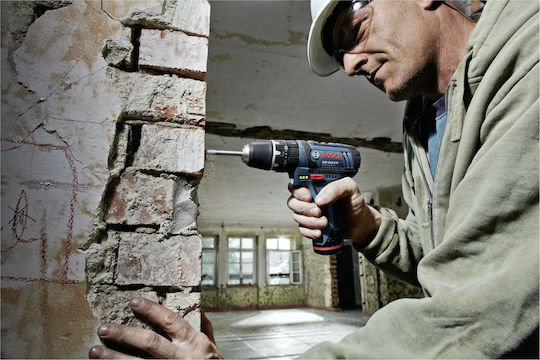 Bosch GSB 12V-15 Percussive Drill Driver Battery 12V 1x2Ah & 1x4Ah