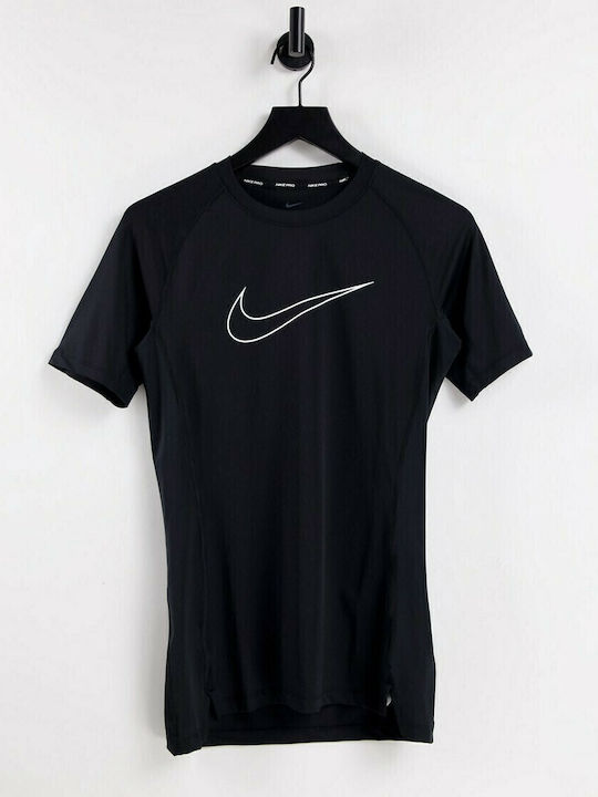 Pro Dri-Fit Herren Sportliches T-Shirt Schwarz