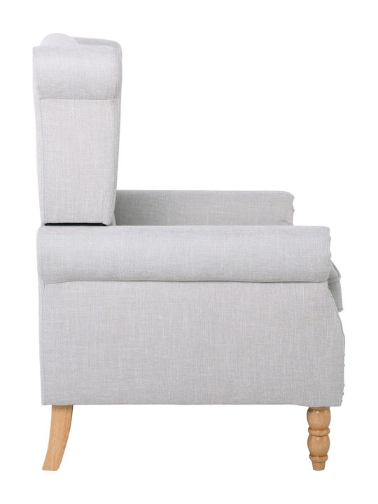Rosy Ohrensessel Ecru 76x80x103cm
