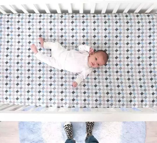 La Millou Fitted Royal Drops Baby Sheets 70x140cm