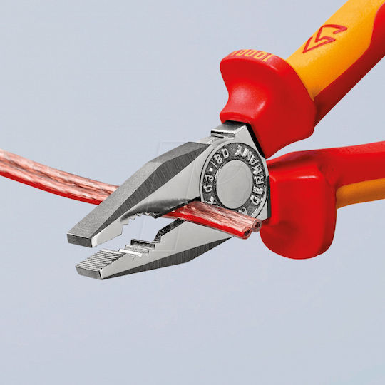 Knipex Πένσα Ίσια Ηλεκτρολόγου Μήκους 180mm