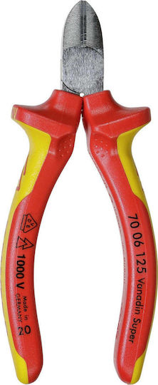 Knipex Πλαγιοκόφτης Πλάγιος Ηλεκτρολόγου Μήκους 125mm