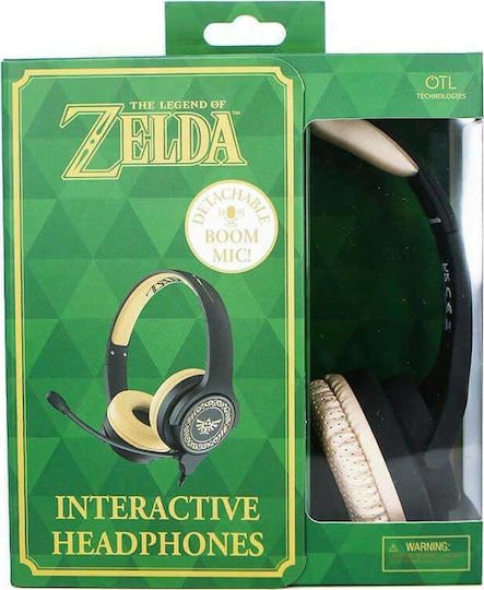 OTL Zelda На ушите Геймърски слушалки с връзка 3,5 мм / USB Черен