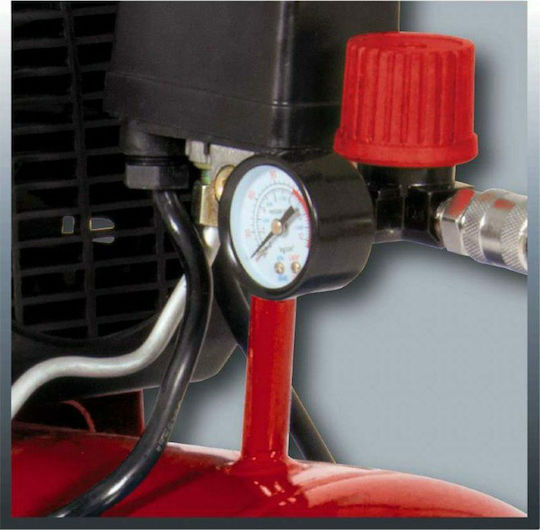 Einhell TC-AC 190/24/8 Еднофазен Въздушен компресор 97дБ с Мощност 2к.с и Резервоар 24лт 4007325