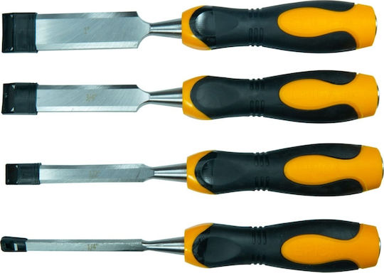 Epica Star Skewed Chisel with Plastic Handle 4pcs