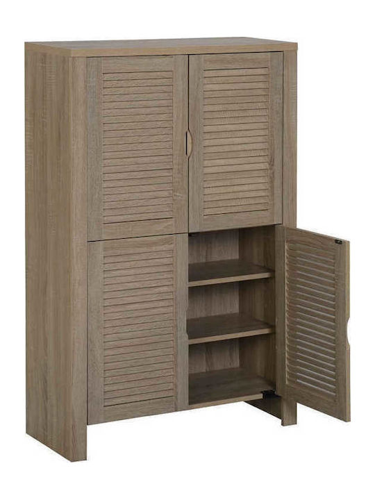 Wooden Shoe Organizer with 6 Shelves 80x32x127cm