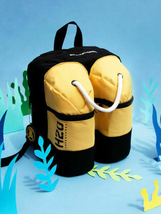 Suck Uk Scuba Backpack Schulranzen Rucksack Kindergarten in Gelb Farbe 8Es