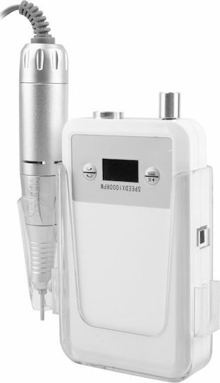 Activeshop JD308 Τροχός Νυχιών Ρεύματος 35W Λευκός με 3000 Στροφές ανά Λεπτό