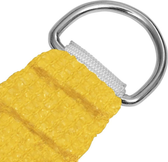 vidaXL Quadrat Sonnensegel Gelb 2x2m 160gr/m² 311547