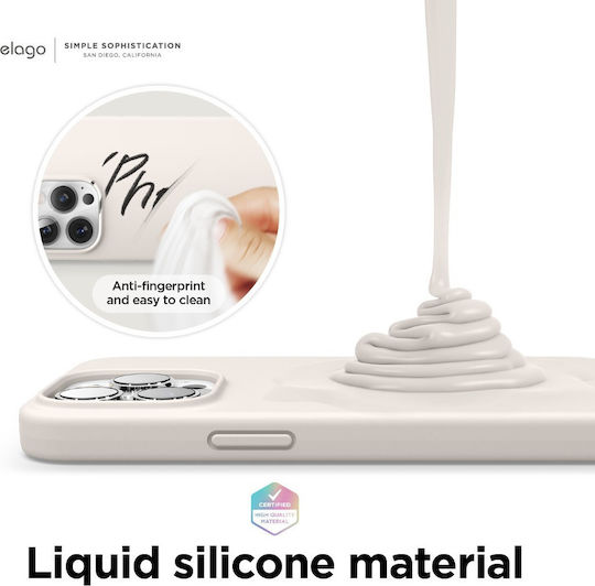 Elago Soft Back Cover Σιλικόνης Stone (iPhone 13 Pro Max)
