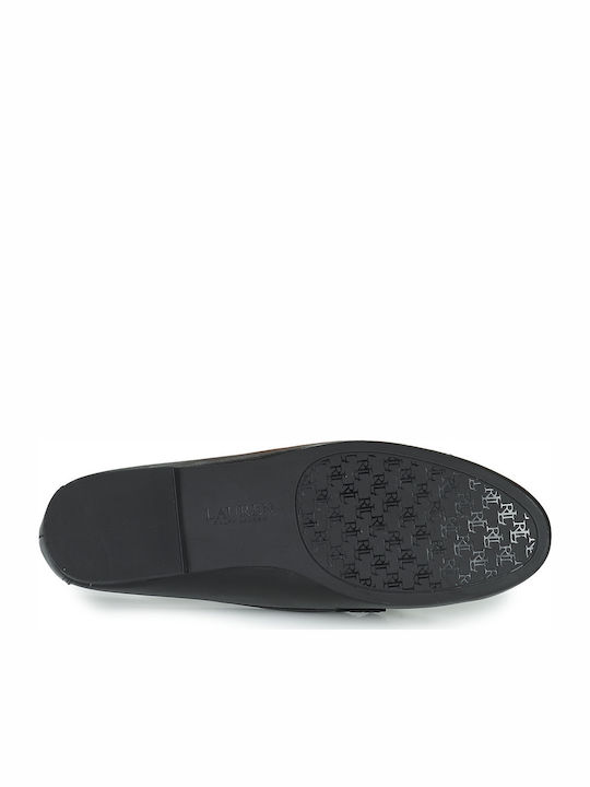 Averi Leather Women's Loafers in Black Color