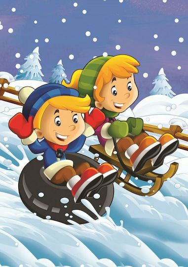 Детски Пъзел Summer Winter 2 in 1 за 3+ години+ Години 24бр Art Puzzle