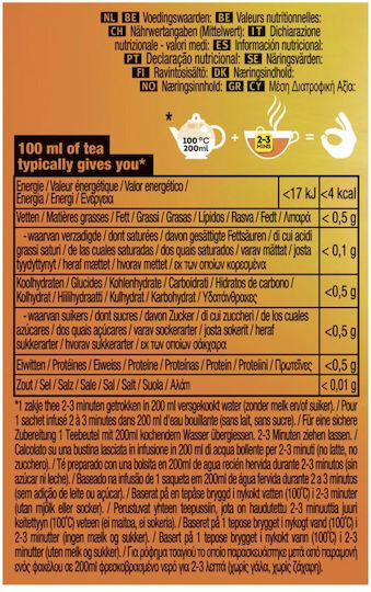 Lipton Μαύρο Τσάι 20 Φακελάκια 36gr με Άρωμα Φρούτα του Δάσους