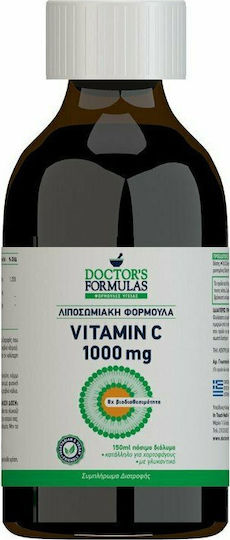 Doctor's Formulas Vitamin C Vitamin Liposomal Formula for Immune System Boost, the Skin & Antioxidant Action 1000mg 150ml