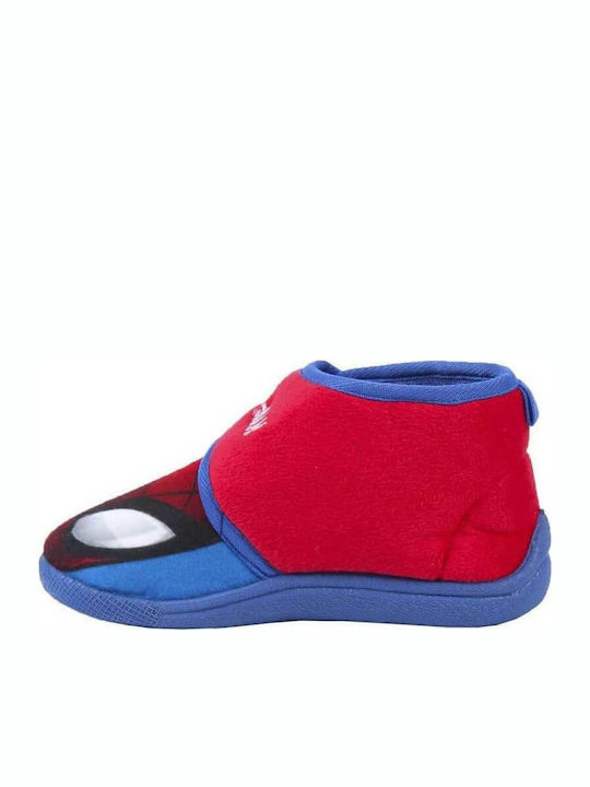Spiderman Παντόφλες Μποτάκια Κόκκινες