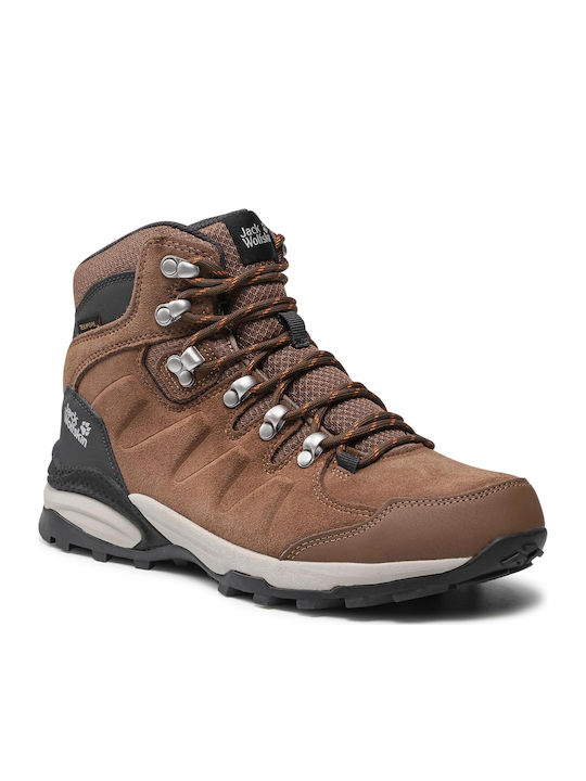 Jack Wolfskin Refugio Texapore Mid 4050871 Încălțăminte De Drumeție Maro Pentru Femei Jack Wolfskin Refugio Texapore Mid 4050871 Încălțăminte De Drumeție Maro Pentru Femei