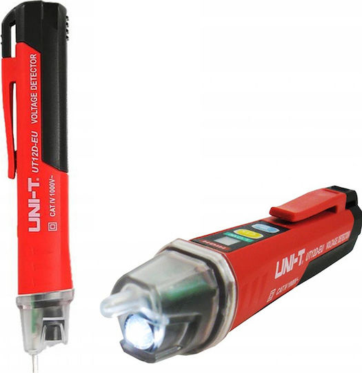 Uni-T Voltage Tester UT12D-EU AC with Measurement Range 24 - 1000V with Buzzer