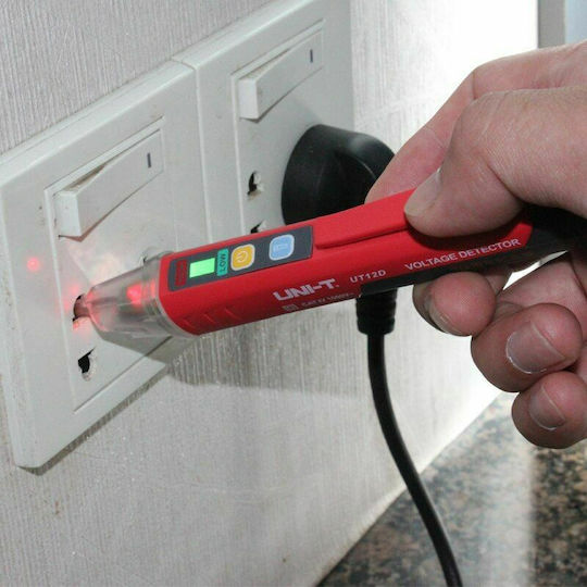 Uni-T Voltage Tester UT12D-EU AC with Measurement Range 24 - 1000V with Buzzer