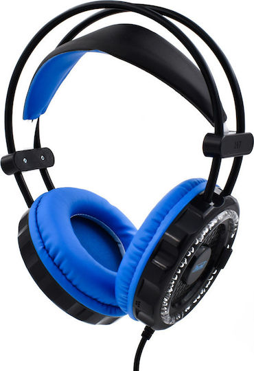 Andowl Q7 Over Ear Gaming Headset με σύνδεση 3.5mm Μπλε