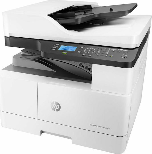 HP LaserJet M443nda Black and White All In One Printer