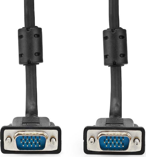 Nedis VGA male to VGA male Black 5m Cable (CCGP59000BK50)