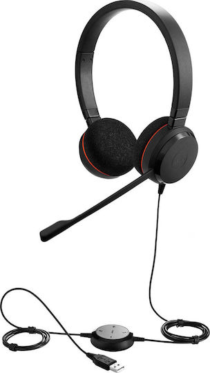 Jabra Evolve 20SE MS Stereo On Ear Multimedia Headphone with Microphone USB-A