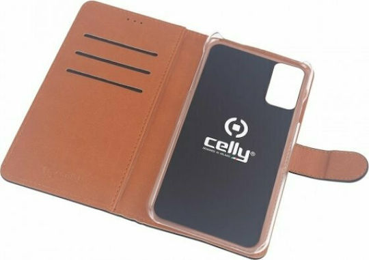 Celly Wally Book Synthetic Leather Black (iPhone 13 mini)