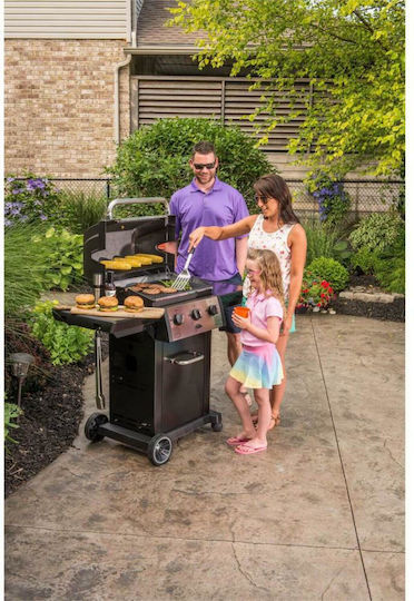 Broil King Monarch 320 Ψησταριά Υγραερίου Μαντεμένιας Σχάρας 56x38εκ. με 3 Εστίες 8.8kW