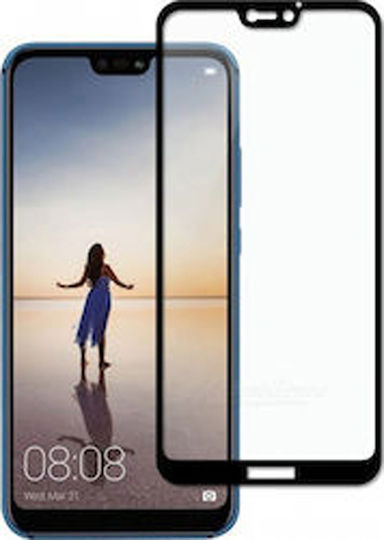 9D Пълно лепило Закалено стъкло за цялото лице (Huawei P20 Lite)