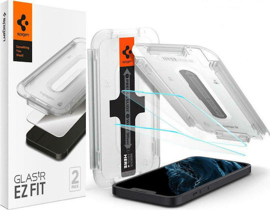 Spigen EZ FIT GLAS.tR SLIM 2.5D Tempered Glass 2τμχ (iPhone 13 mini)