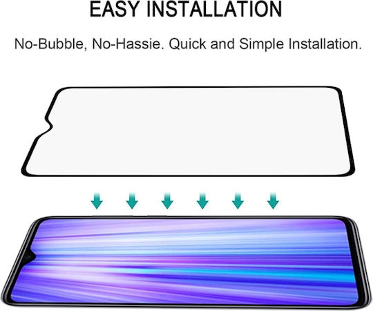 9D Full Glue Full Face Tempered Glass (Redmi Note 8 Pro)
