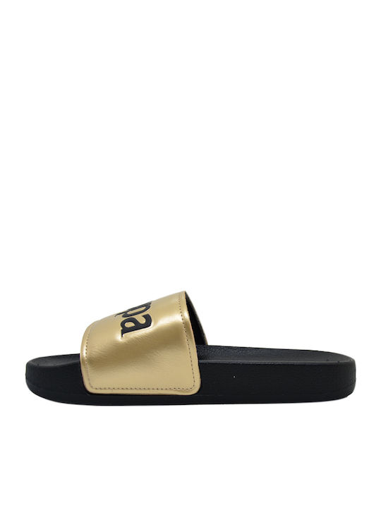Banda Adam 9 Slides in Gold Color