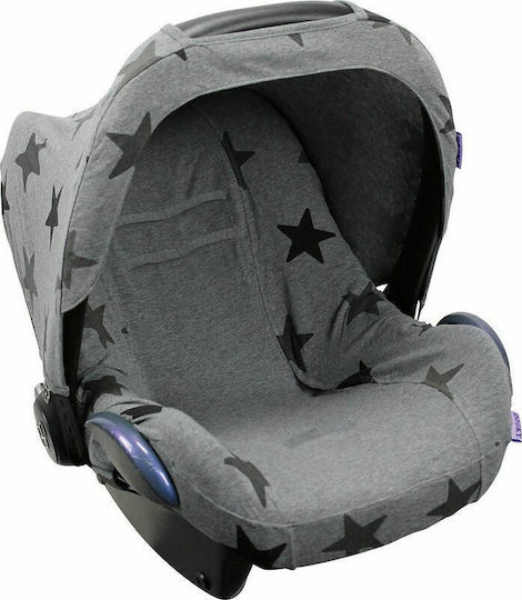 Dooky Car Seat Cover Stars Gray