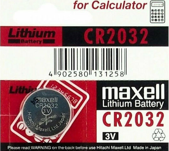 Maxell Rundliche Lithium Uhrenbatterie 3V Cr2032