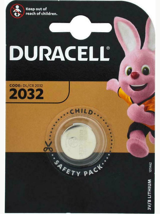 Duracell Long Lasting Power Lithium Watch Battery CR2032 3V 1pcs