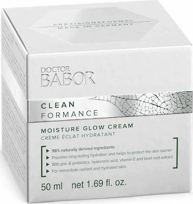 Babor Cleanformance Moisturizing Cream Suitable for All Skin Types with Hyaluronic Acid / Aloe Vera 50ml