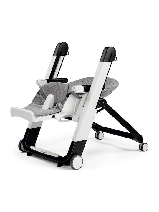 Peg Perego Siesta Αναδιπλούμενο Καρεκλάκι Φαγητού 2 in 1 με Ρυθμιζόμενο Ύψος Μπεζ
