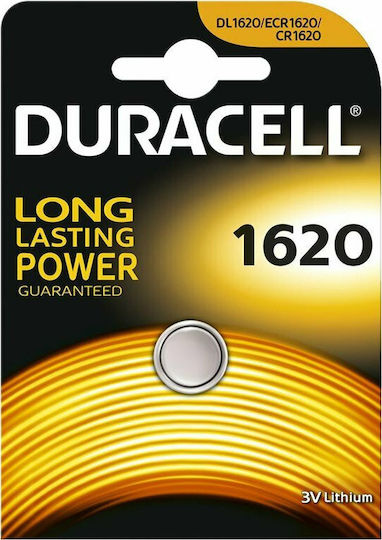 Duracell Electronics Lithium Watch Battery CR1620 3V 1pcs