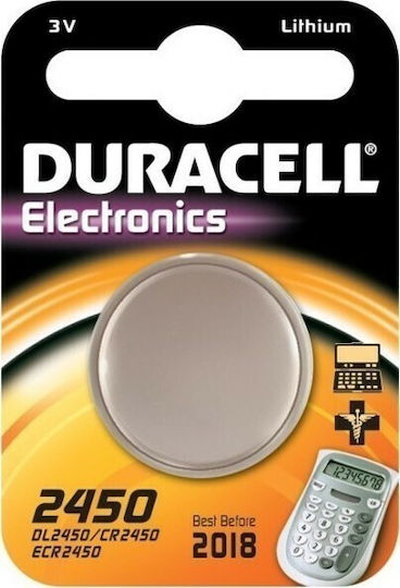 Duracell Electronics Batterie Lithium für Uhren CR2450 3V 1Stück